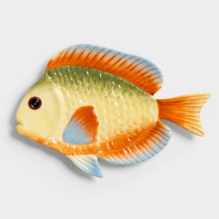 Rainbow fish Plate