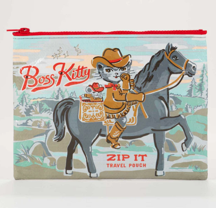 BQ Zipper Pouch - Boss Kitty