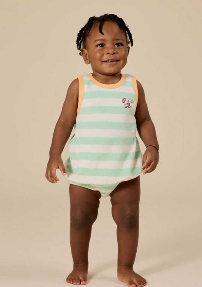 Bubble Romper - Peas In A Pod