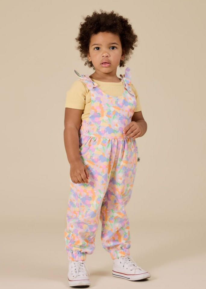 Tiffany Tie Overalls - Pastel Bouquet