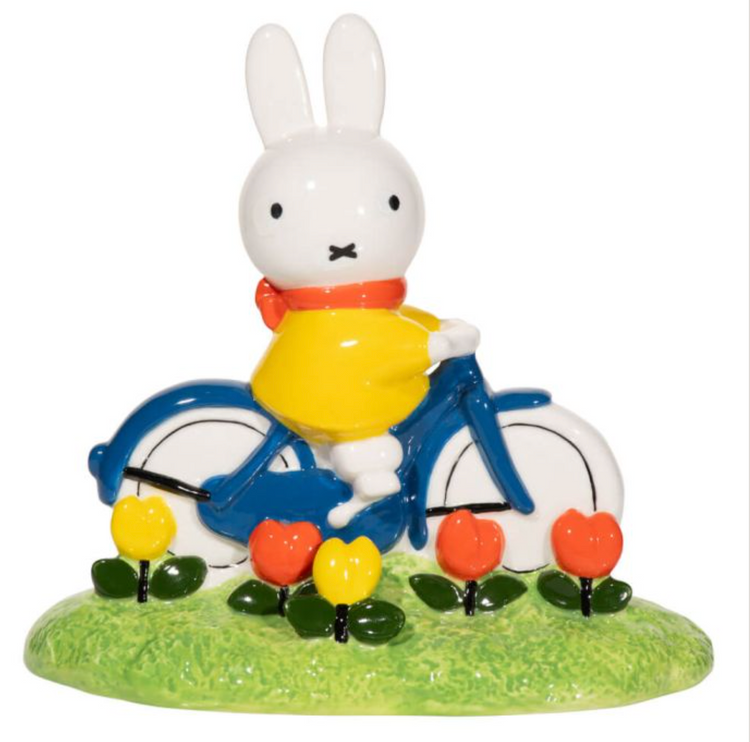 Miffy Figurine - Bike Ride