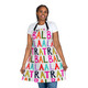 Apron, Hand Drawn Ballarat Lettering, Bright Colors