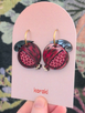 Crimson Crown Pomegranate Earrings Crimson Crown Pomegranate Earrings