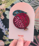 Crimson Crown Pomegranate Brooch Crimson Crown Pomegranate Brooch