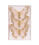 Shimmering Butterfly Pk 3 - Pink & Gold