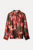 Blouse - Abstract Flower Shimmer