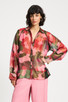 Blouse - Abstract Flower Shimmer