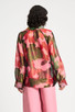 Blouse - Abstract Flower Shimmer