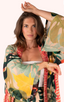 Kimono Jacket - Exotic Leaves
