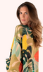Kimono Jacket - Exotic Leaves