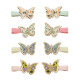 Floral Butterfly Mini Clips MULTI