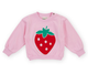 Jumbo Strawberry Piped Sweater