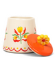 Retro Folk Hand Painted Sugar Pot