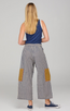 Evalina Pant - Navy Seersucker