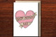 Mother's Day Heart - Greeting Card