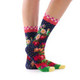 Printed nightshade socks