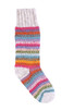 Villarica Colourful Dotty Stripe Long Socks Cosy Knit Wool