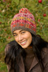 Tintagel Earth Fair Isle Pattern Bobble Hat Fine Knit Wool