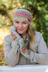 Killarney Soft Merino Wool Fair Isle Knit  Ear Warmer Oat