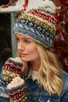 Helmsdale - Hand Knit Thick Wool Fair Isle Fingerless Gloves