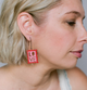 Stamp Earrings - Love