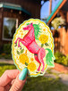 Sparkle Pony Glitter Sticker