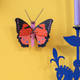 Large Fox Butterfly Wall Decor