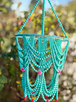 Mint Beads Chandelier Med