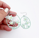 Midi Flannel Flower Earrings