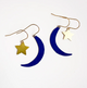 Moon & Star Stacker Earrings