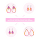Trinity Tear Pack Earrings
