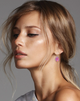 Layered Iconic Outline Drop Earrings