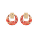 Layered Small Retro Stud Earrings