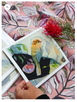 Dana Kinter Mini Print - Brown Headed Honeyeater and Silver Princess Eucalyptus
