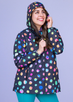 Classic Raincoat - Night Polka