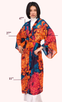 Kimono Gown -Chrysanthemum