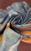 Wool Wrap Scarf - Iris
