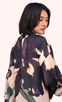 Short Kimono Jacket - Midnight Orchid