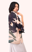 Short Kimono Jacket - Midnight Orchid