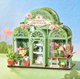 DIY Mini Store Green Fountain Garden