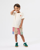 Noah Pocket Shorts - Patchwork Stripe