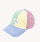 Gingham Colour Block Cap