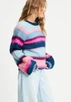 Pullover - Brushed Stripes Blue