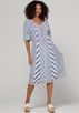 Lucia Dress -Ocean Stripe