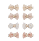 Tutu Bow Salon Clips Neutral