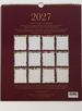 2027 Family Wall Calendar