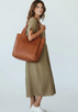 Chloe Market Tote - Camel