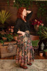 Courage Dear Heart Atelier Skirt w/ Floral Print