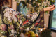 Fleur De Lune Pixie Duster Crop Kimono w/ Florals & Bees