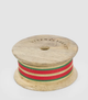 Designer Grosgrain Stripe Red, Green and Gold